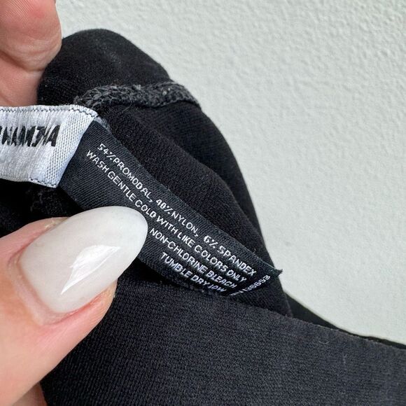 $5/$25 American Giant Ponte Slim Knit Pants Size 6 Small Pull On Modal Stretch - Picture 11 of 11